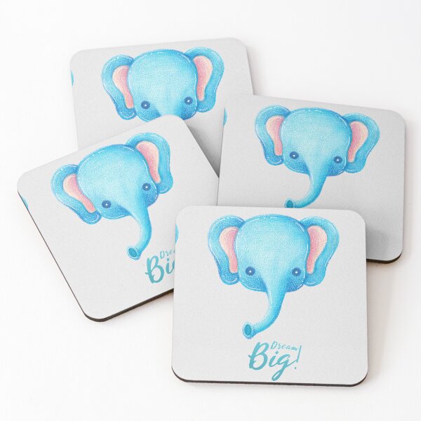 Item preview, Elephant - Dream Big designed and sold by MightBeFoxes.