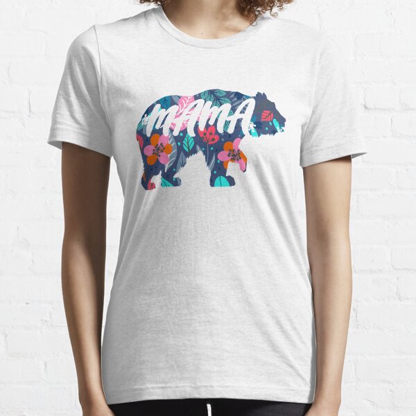 Blumen Mama Bär Essential T-Shirt