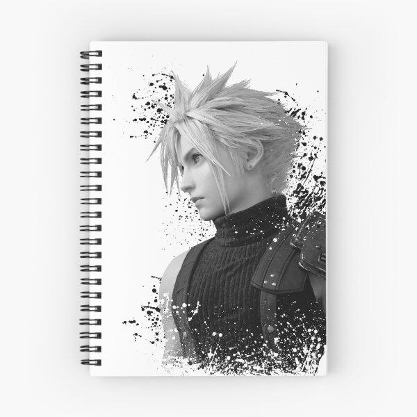 Item preview, Cloud Strife - Final Fantasy 7 BlackWhite Design designed and sold by AngeliaLucis.