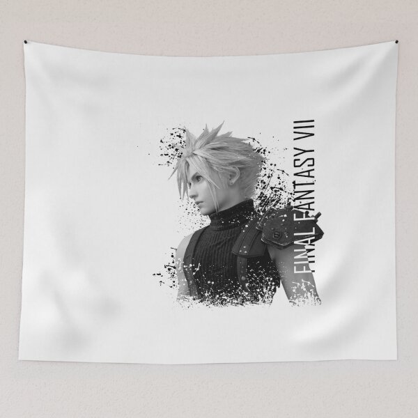 Item preview, Cloud Strife - Final Fantasy 7 BlackWhite Design designed and sold by AngeliaLucis.