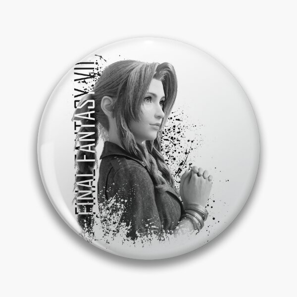 Item preview, Aerith - Final Fantasy 7 BlackWhite Desing designed and sold by AngeliaLucis.