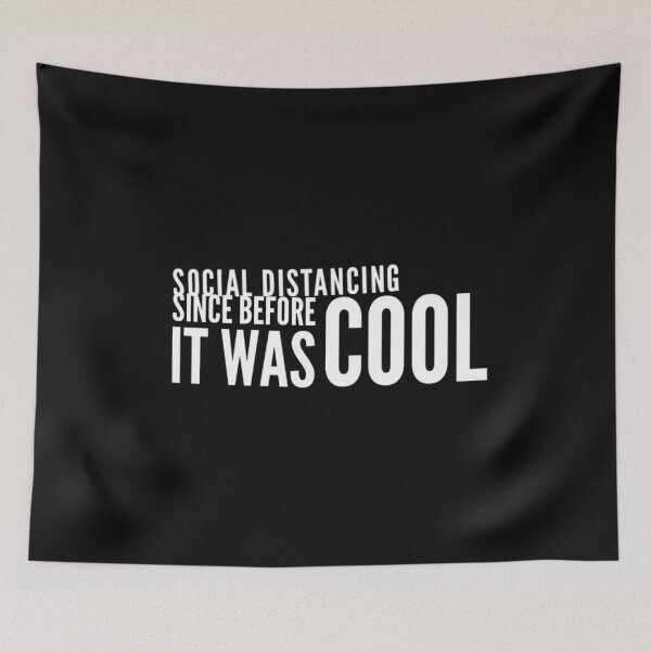 Item preview, Social Distancing Since Before It Was Cool designed and sold by Tasneem Morgan.
