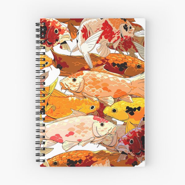 Item preview, seamless koi pattern with white background designed and sold by Bob Wong.