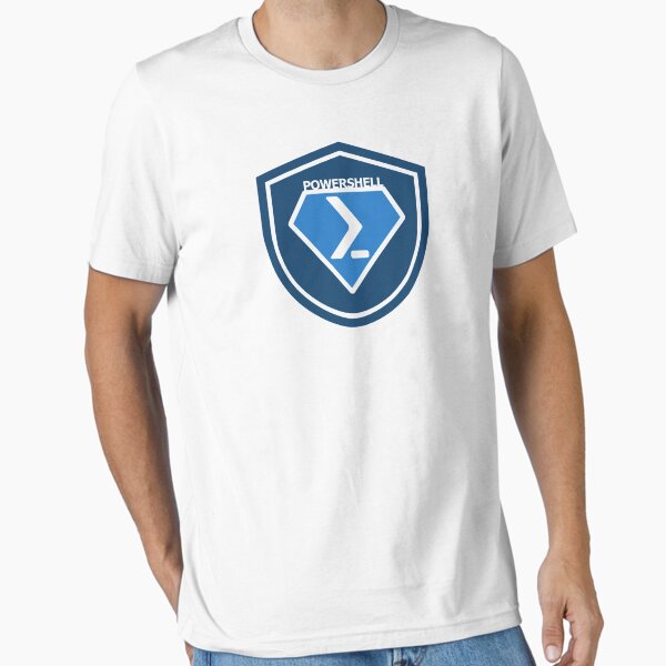 Artikel-Vorschau von PowerShell Emblem Blau, designt und verkauft von myclubtees.