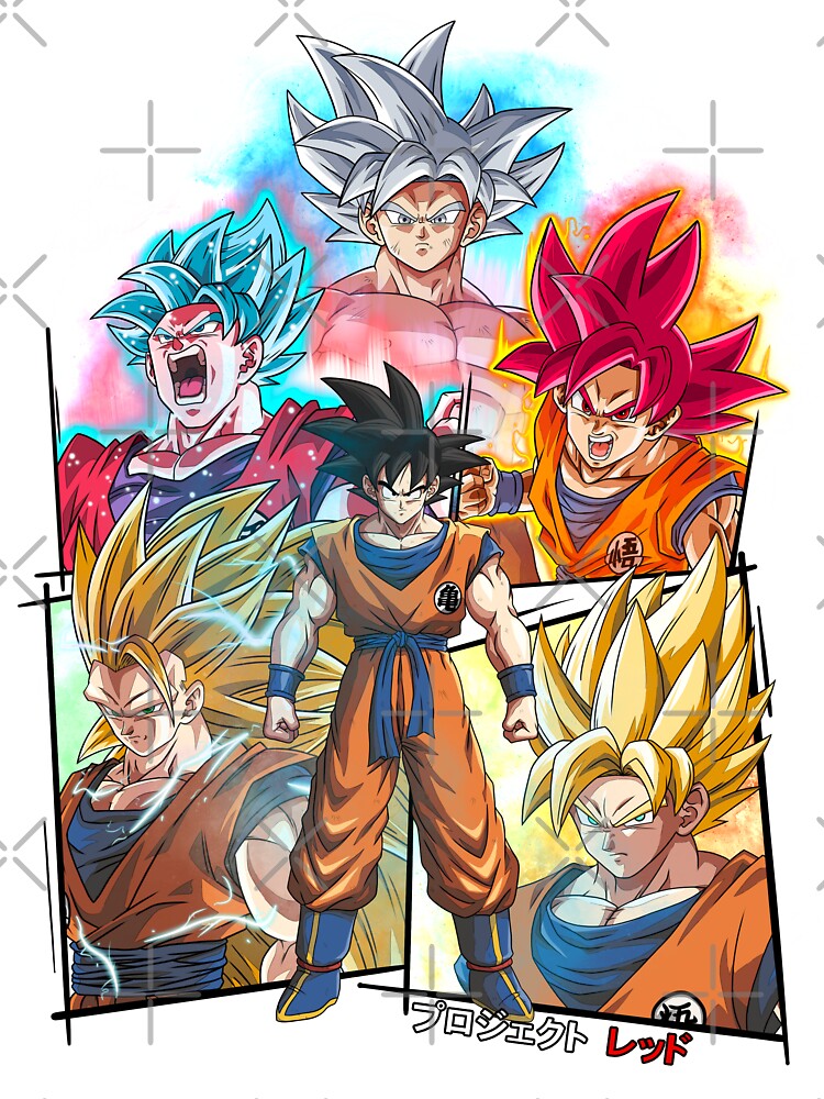 Dragon Ball Super Goku super sayan God Montage photo