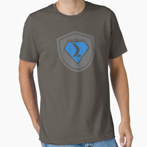 Item preview, PowerShell Emblem Gray & Blue designed and sold by myclubtees.