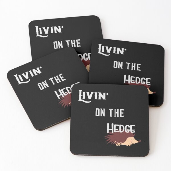 Item preview, Livin' On The Hedge Funny Hedgehog  designed and sold by SparkleLiveLife.
