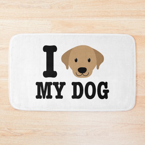 Item preview, I Love My Dog Yellow Labrador Lab Puppy Gift product designed and sold by nikkidawn74.