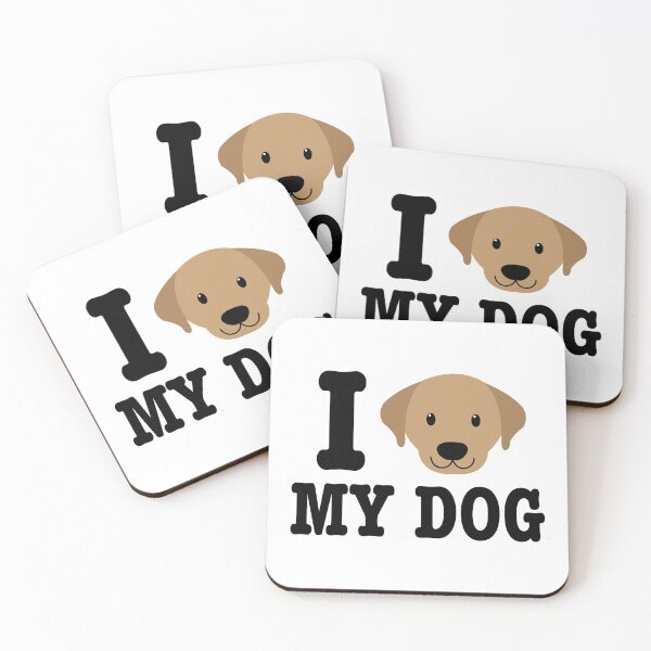Item preview, I Love My Dog Yellow Labrador Lab Puppy Gift product designed and sold by nikkidawn74.