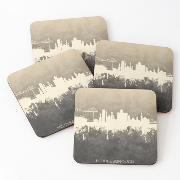 Item preview, Middlesbrough England Skyline designed and sold by ArtPrints.