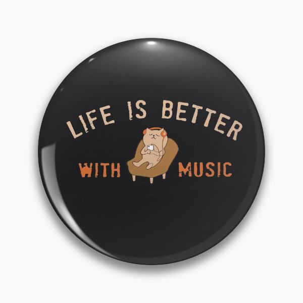 Item preview, Life is better with Music designed and sold by TheaDesign.