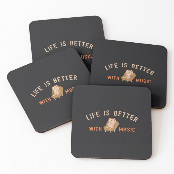 Item preview, Life is better with Music designed and sold by TheaDesign.