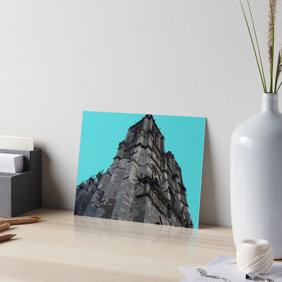 Notre Dame Art Board Print
