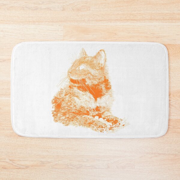 Item preview, Fluffy, drawing orange designed and sold by dnparker.
