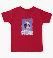Husky Christmas Kids Tee