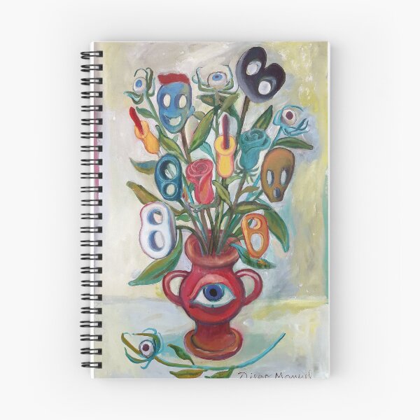 Item preview, flowers and skulls designed and sold by Diego Manuel Rodriguez.