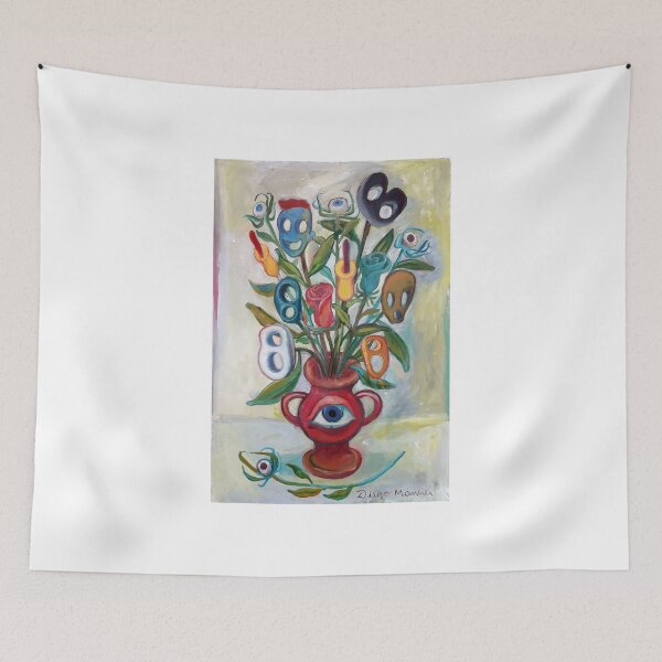 Item preview, flowers and skulls designed and sold by Diego Manuel Rodriguez.