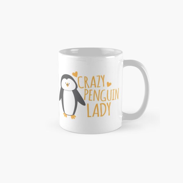 Crazy Penguin Lady Classic Mug