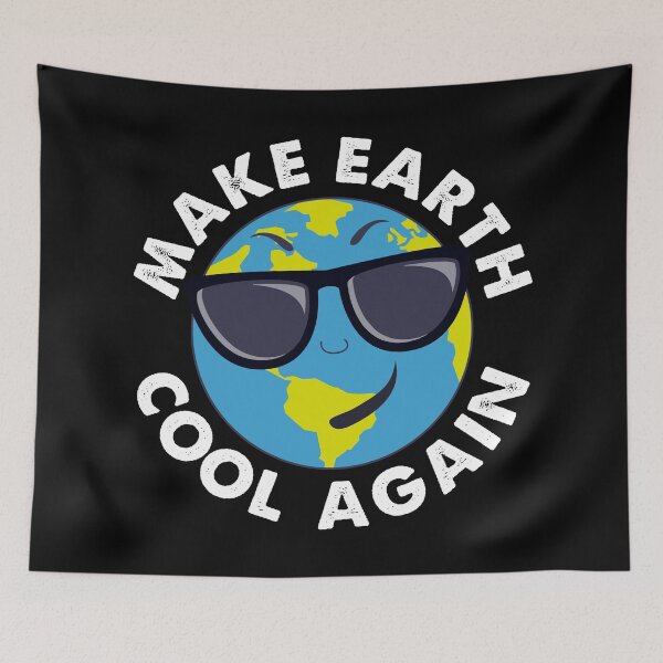 Item preview, Make Earth cool again stop global warming designed and sold by ReignGFX.