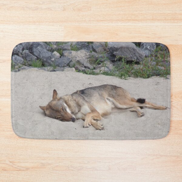 Item preview, sleeping wolf designed and sold by CreativeWorld96.