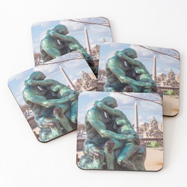Item preview, The Kiss by Auguste Rodin in the Tuileries Garden - Paris designed and sold by Ulysse Pixel.