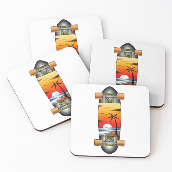 Item preview, Skateboard Sunset beach designed and sold by Smurnov.