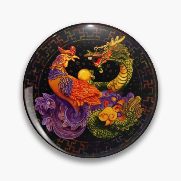 Item preview, Phoenix and Dragon - in color designed and sold by k9printart.