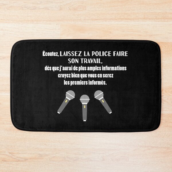Item preview, Laissez la police faire son travail tshirt film designed and sold by Catcrea.