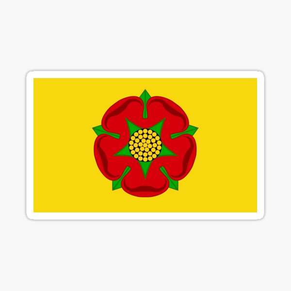 Lancashire Flag Stickers, Gifts and other Products Sticker