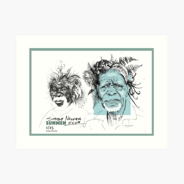SunMen Art Print