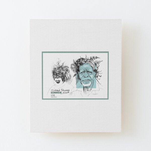 SunMen Wood Mounted Print
