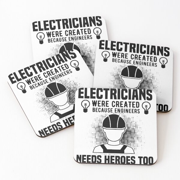 Item preview, electrician designed and sold by marijanadesigns.