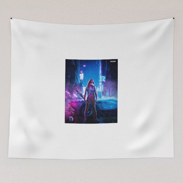 Item preview, Cyberpunk x Batwoman Poster designed and sold by itsysgfx.
