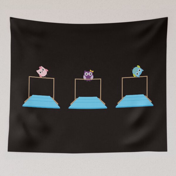 Item preview, Owls Love Gymnastics designed and sold by aprincessinsp.