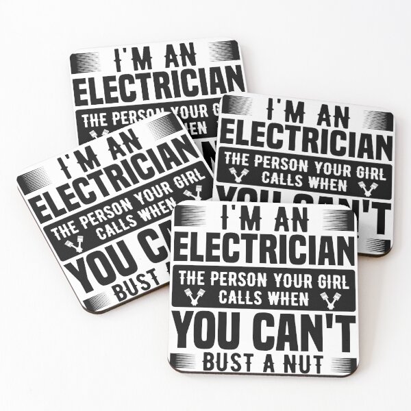Item preview, electrician designed and sold by marijanadesigns.