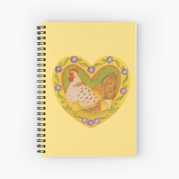 cottagecore chicken Spiral Notebook