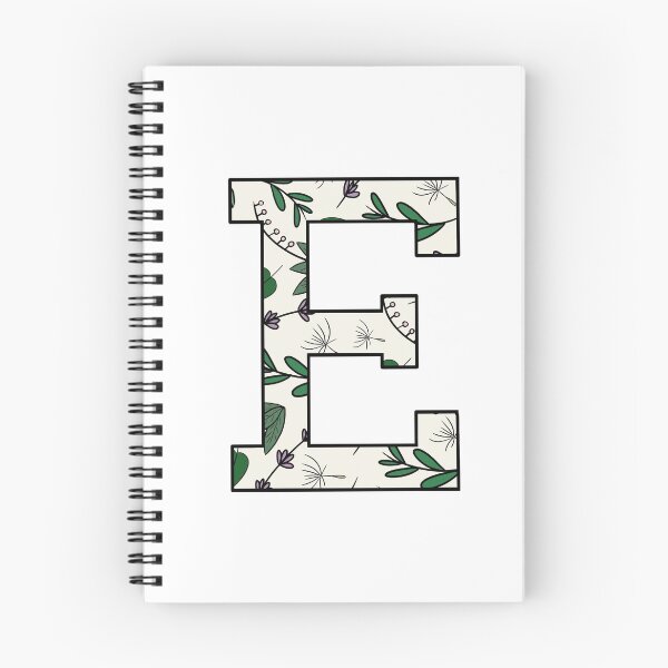 Item preview, Floral Pattern Alphabet - E designed and sold by C0urtneyR0se.