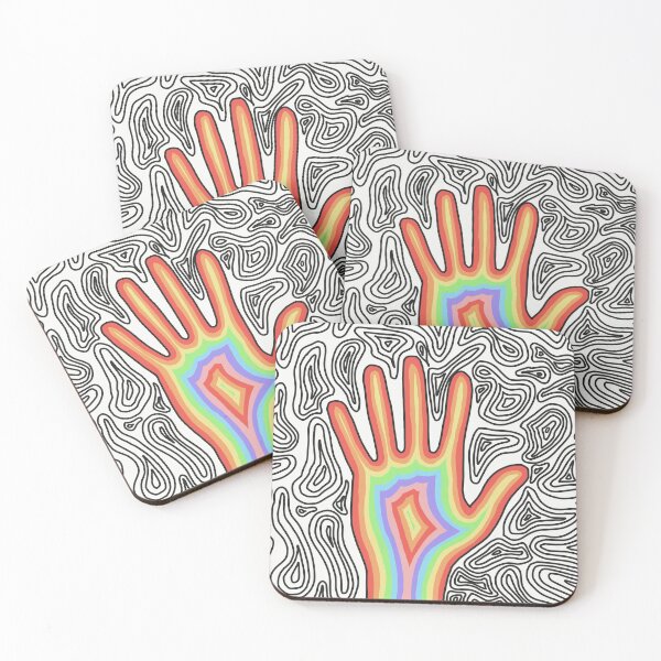 Item preview, rainbow hand optical illusion  designed and sold by queentrash6205.