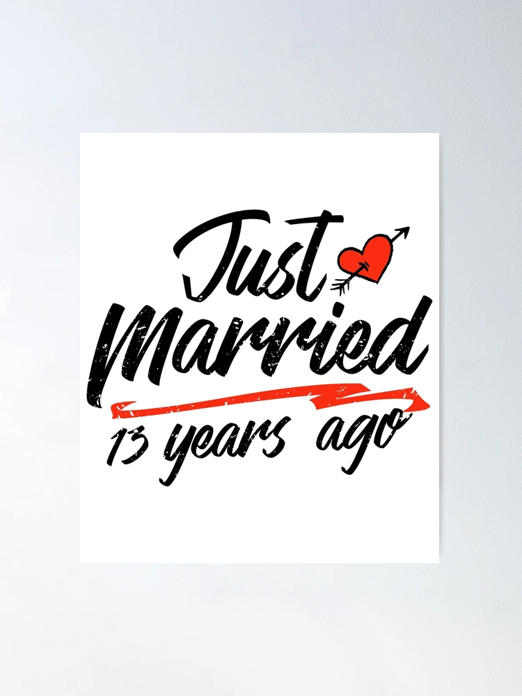 Just Married - Funny bride Gift Poster for Sale by Teenation9