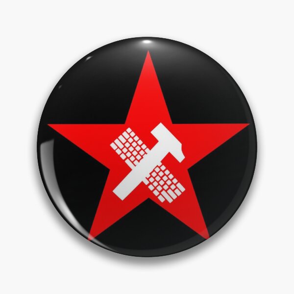 Item preview, Hammer and Keyboard Red Star designed and sold by Spartawolf.