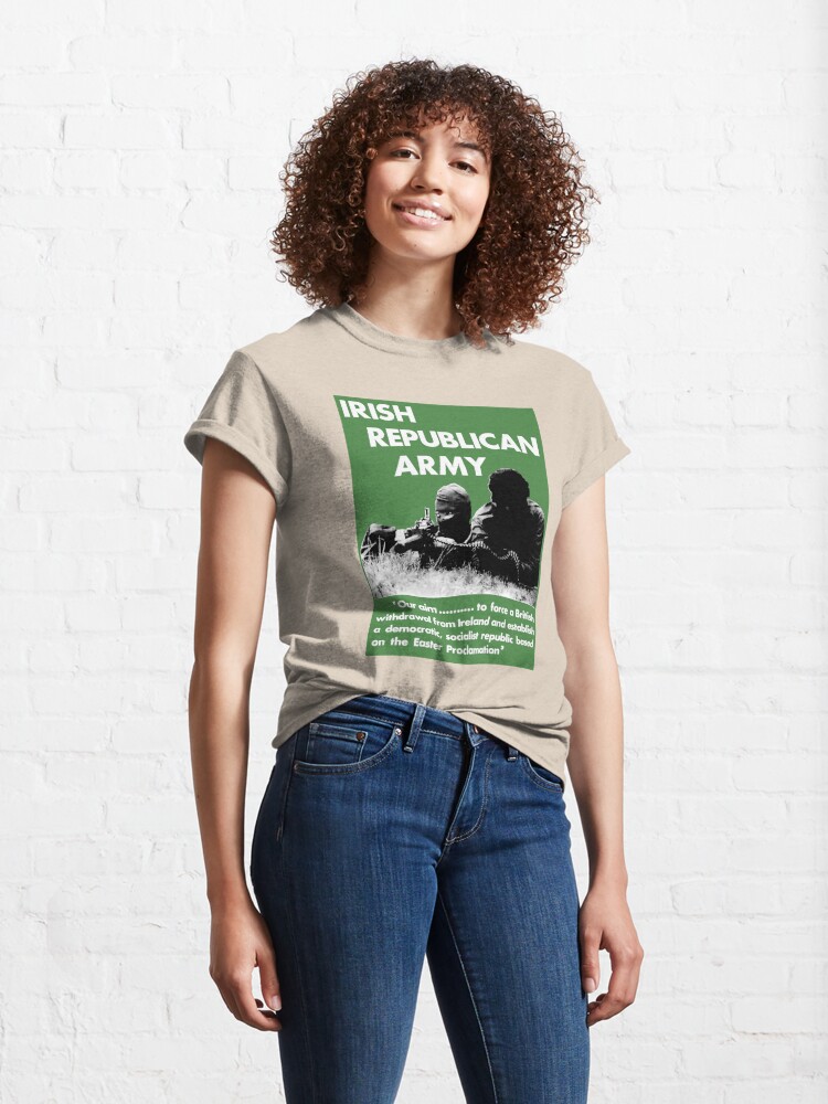 Ira Irish Republican Army T Shirt By Defcon Zero Redbubble 5947