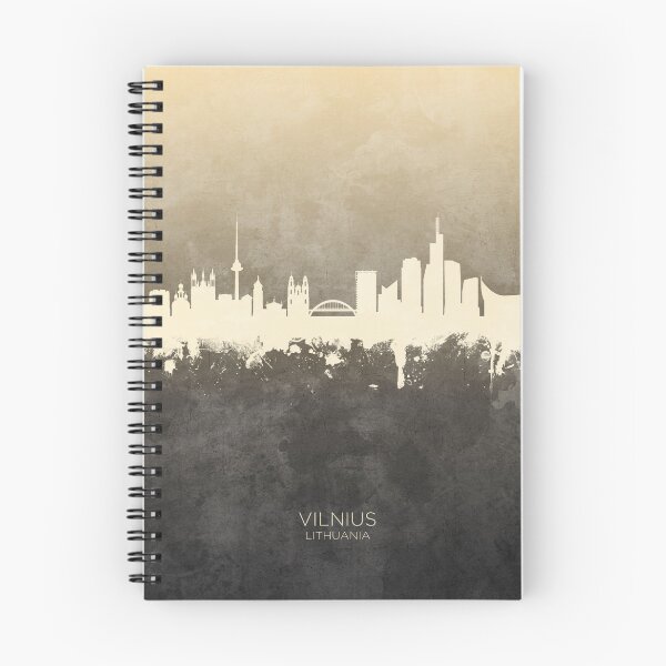 Item preview, Vilnius Lithuania Skyline designed and sold by ArtPrints.