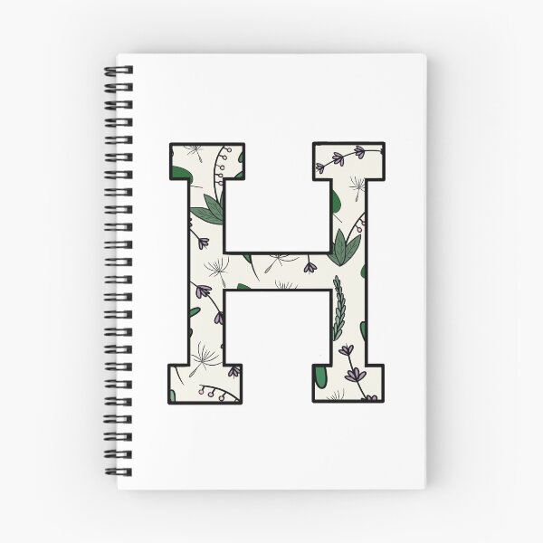 Item preview, Floral Pattern Alphabet - H designed and sold by C0urtneyR0se.