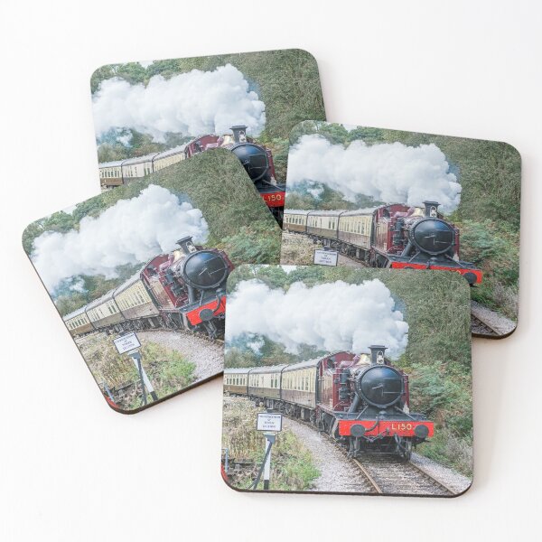 Item preview, Steam Locomotive and carriages arriving at Norchard on the Dean Forest Railway designed and sold by Cameranick.