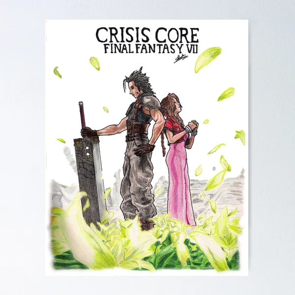 ポスター FINAL FANTASY.VII CRISIS CORE Poster2 FF Final Fantasy VII Crisis Core - Zack & Aerith