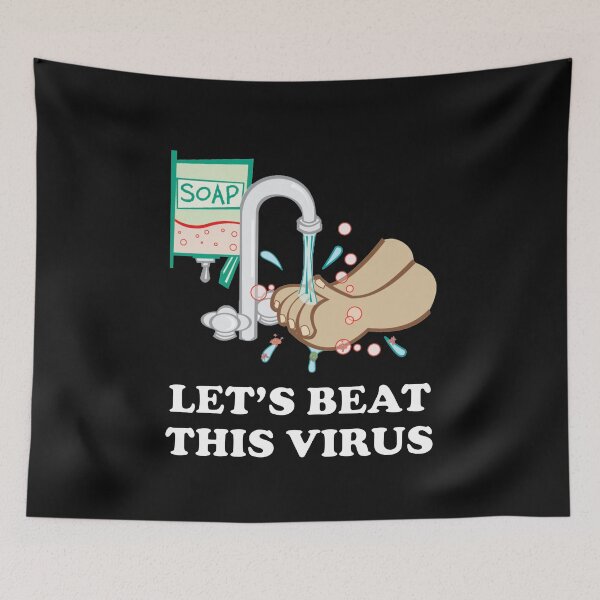 Item preview, Let's Beat This Virus designed and sold by Ndigwan.