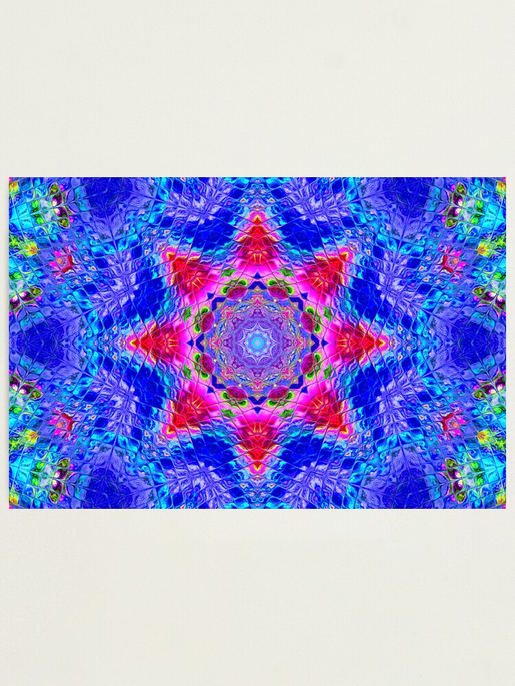 Thumbnail 2 of 3, Photographic Print, Patchwork garden designed and sold by AgnesAM.