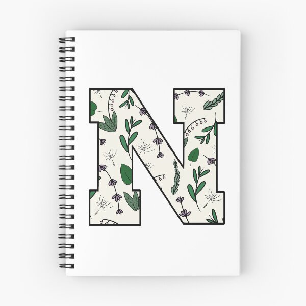 Item preview, Floral Pattern Alphabet - N designed and sold by C0urtneyR0se.