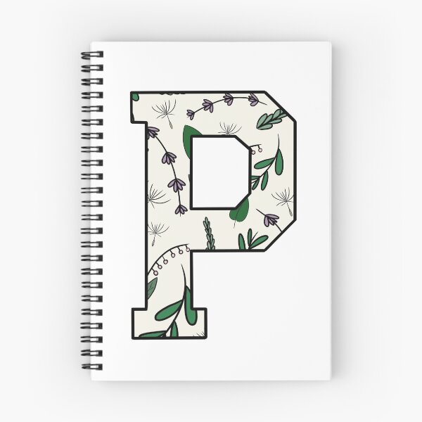 Item preview, Floral Pattern Alphabet - P designed and sold by C0urtneyR0se.
