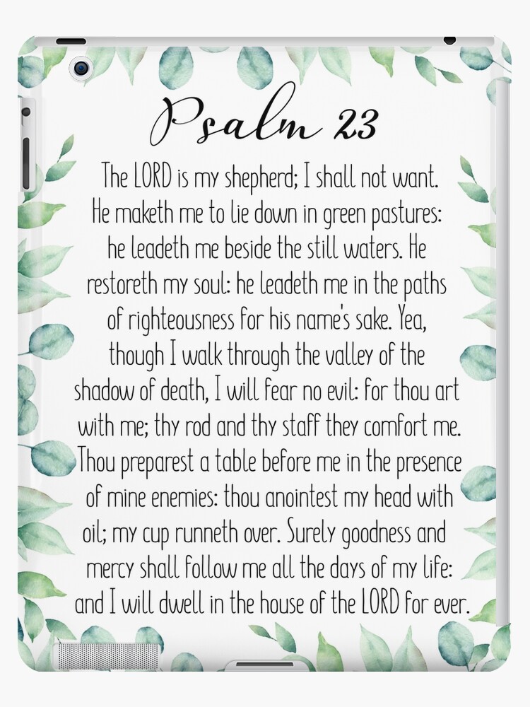 psalm 23 the living bible